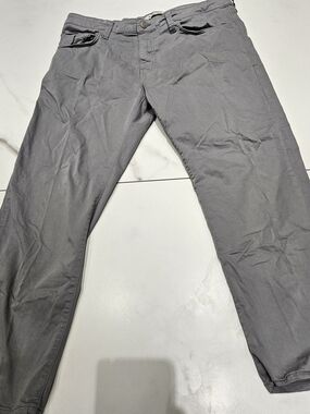 Mavi Men's Zach Straight Jeans in Gray